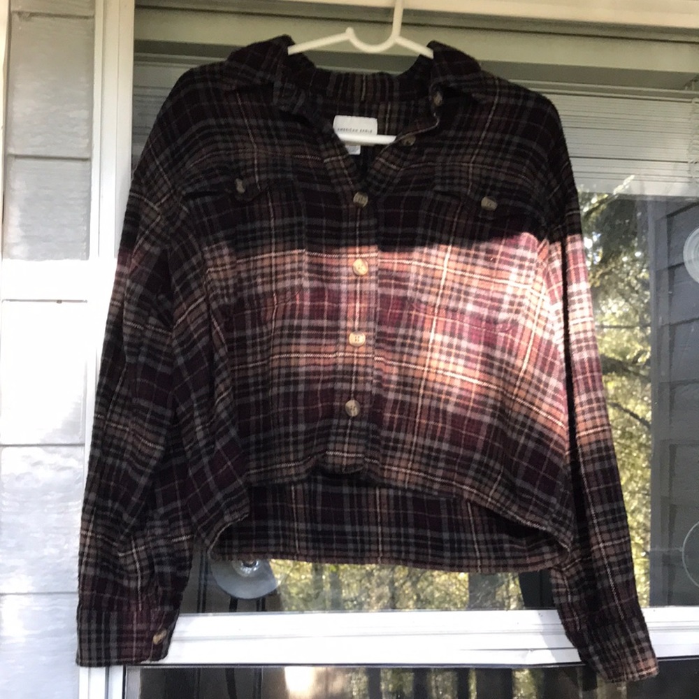 Cropped flannel